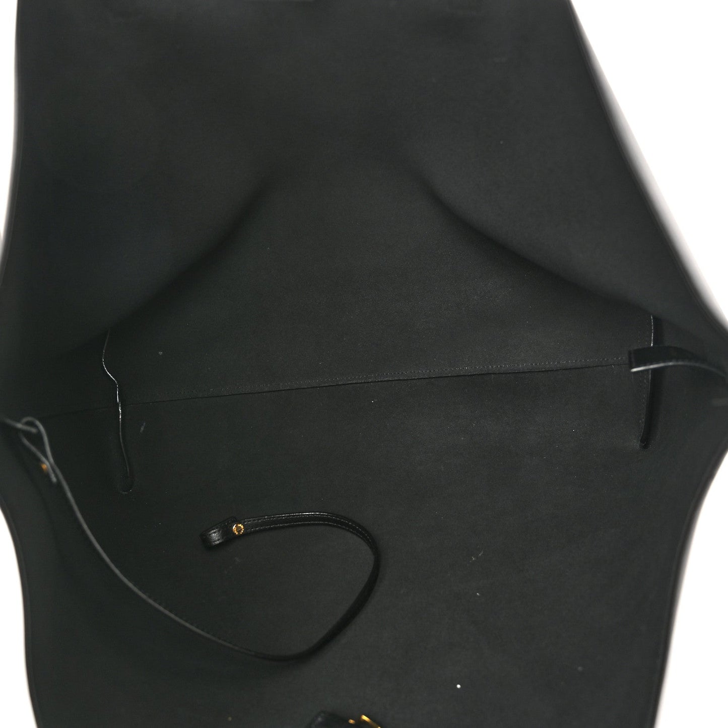 Saint Laurent Calfskin Large Shopping Tote Black