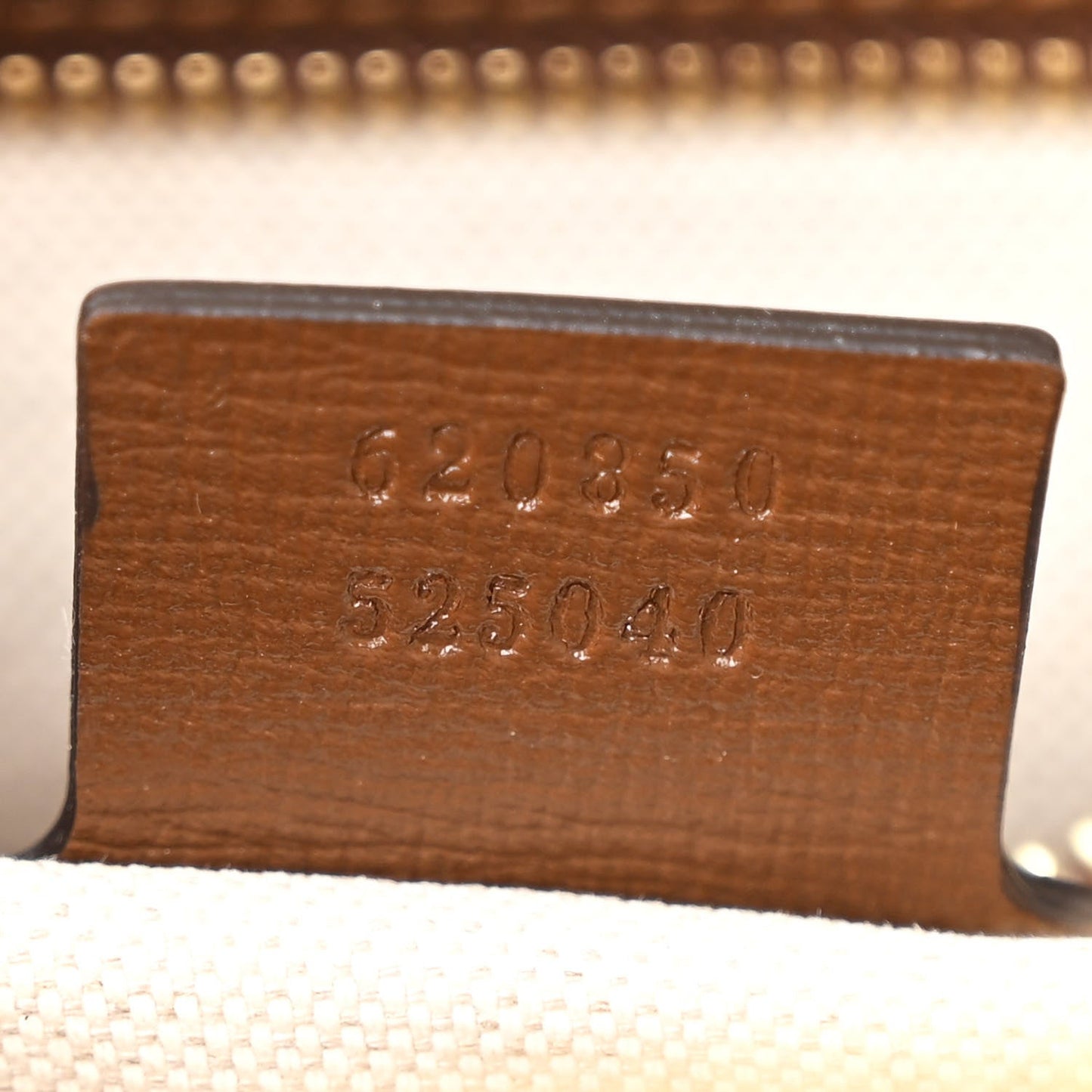 Gucci GG Supreme Monogram Azalea Calfskin Boutique Horsebit 1955 Top Handle Bag Beige Ebony Brown Sugar