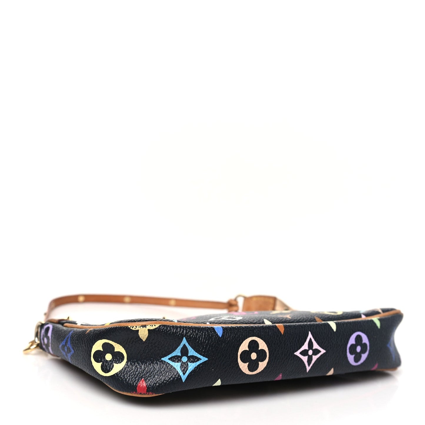 Louis Vuitton Monogram Multicolor Pochette Accessories Black