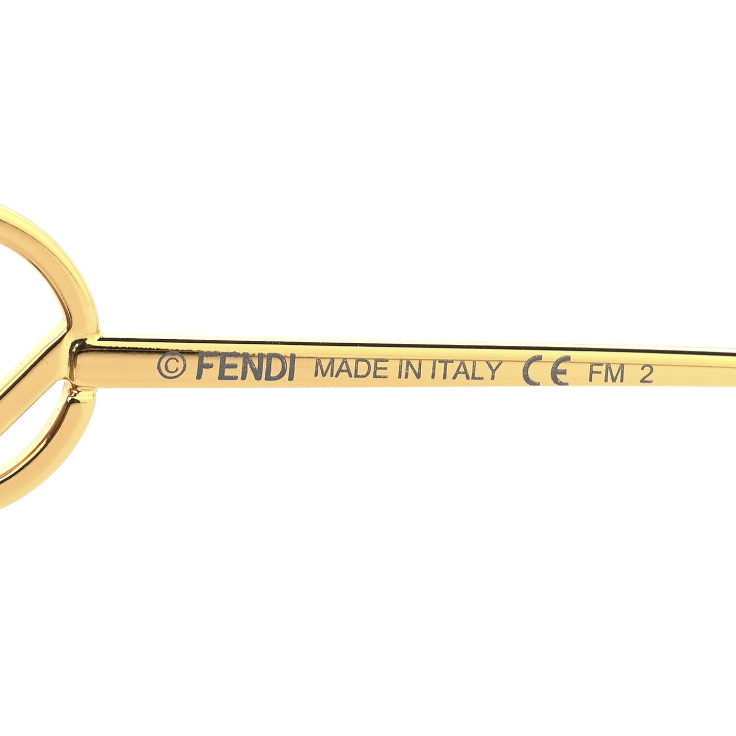 Fendi Acetate Metal F is FF Butterfly Sunglasses FF 0410/S Havana
