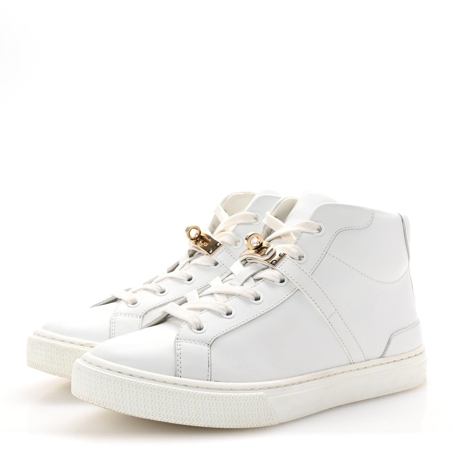 Hermes Calfskin Daydream Sneakers 38.5 White
