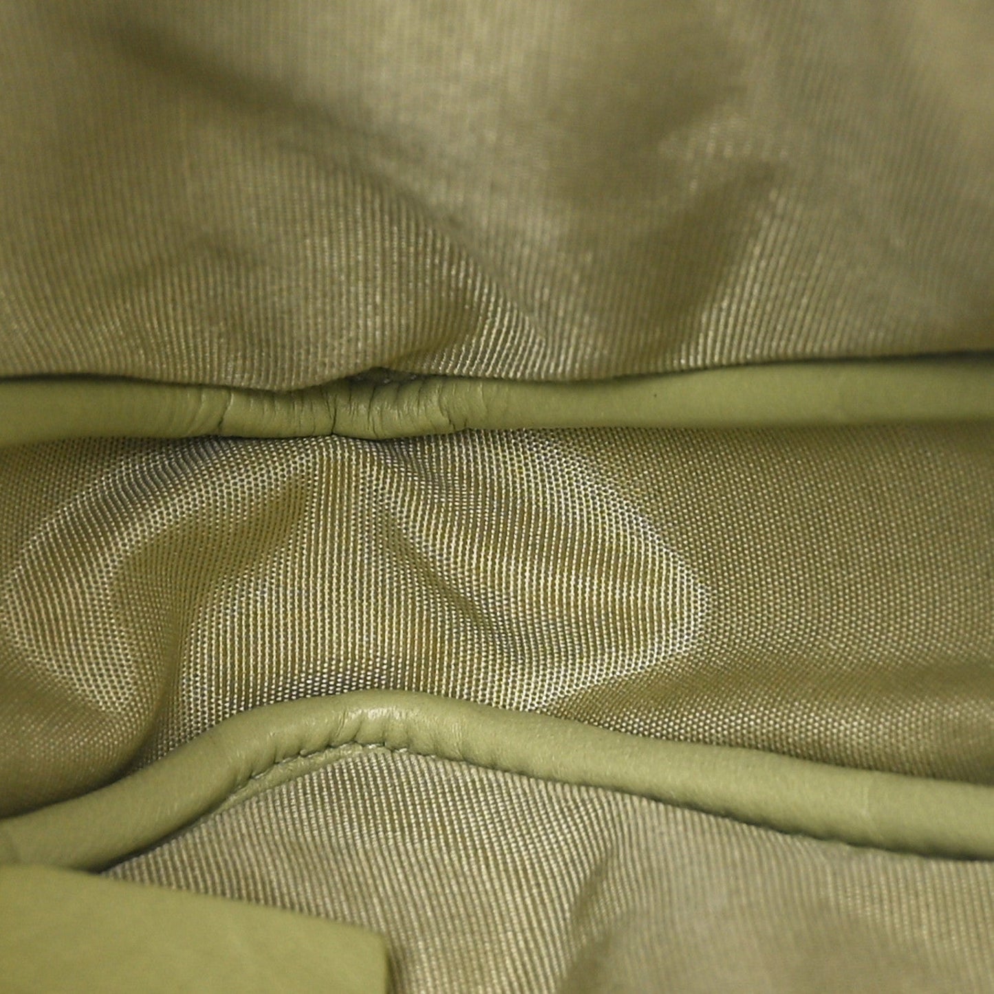 Chanel Lambskin Quilted Coin Purse Belt Bag Green
