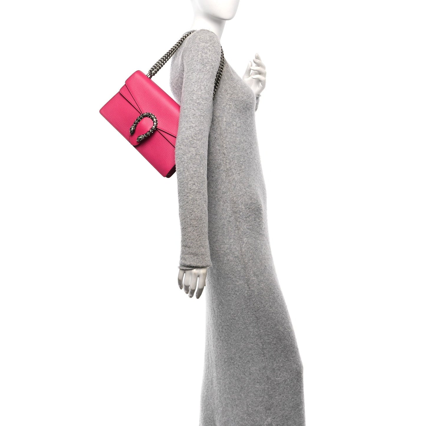 Gucci Dollar Calfskin Small Dionysus Shoulder Bag Box Pink