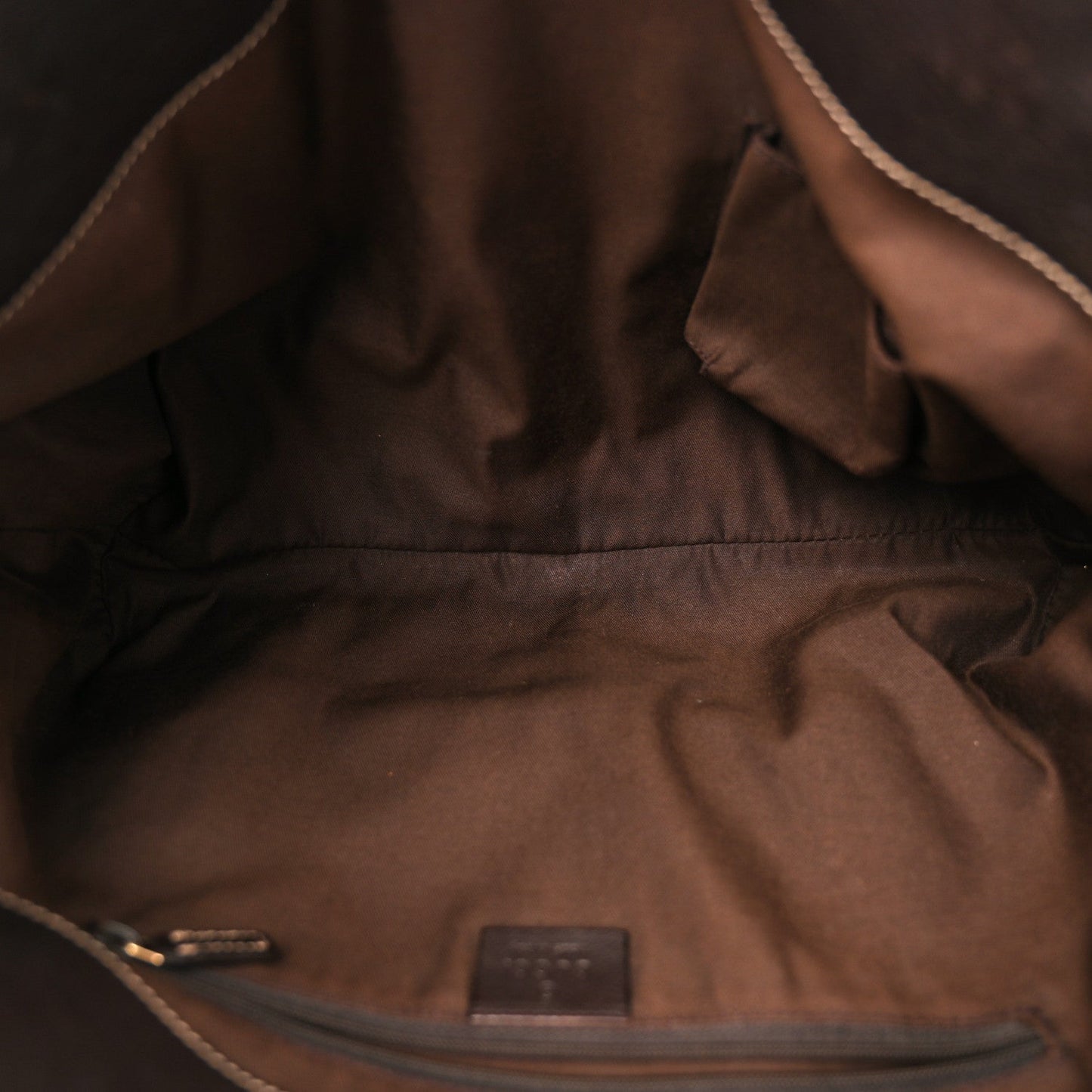 Gucci Monogram D Gold Tote Dark Brown d Gold Tote Dark Brown