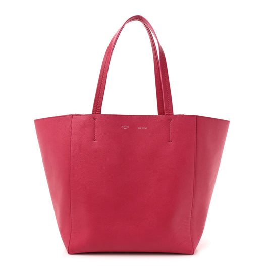 Celine Grained Calfskin Medium Horizontal Cabas Phantom Pink