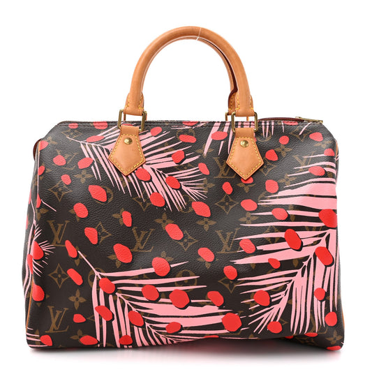 Louis Vuitton Monogram Jungle Dots Speedy 30 Sugar Pink Poppy