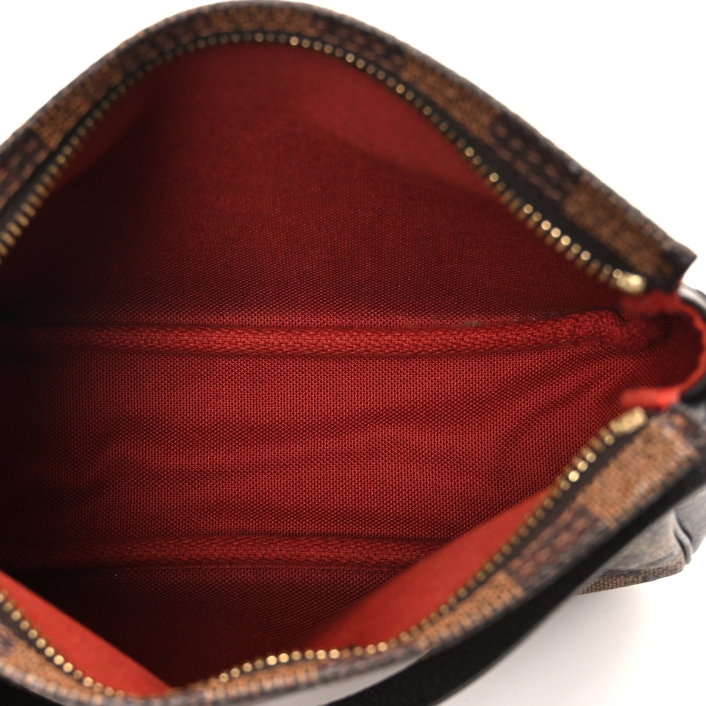 Louis Vuitton Damier Ebene Trousse Make Up Bag Pochette