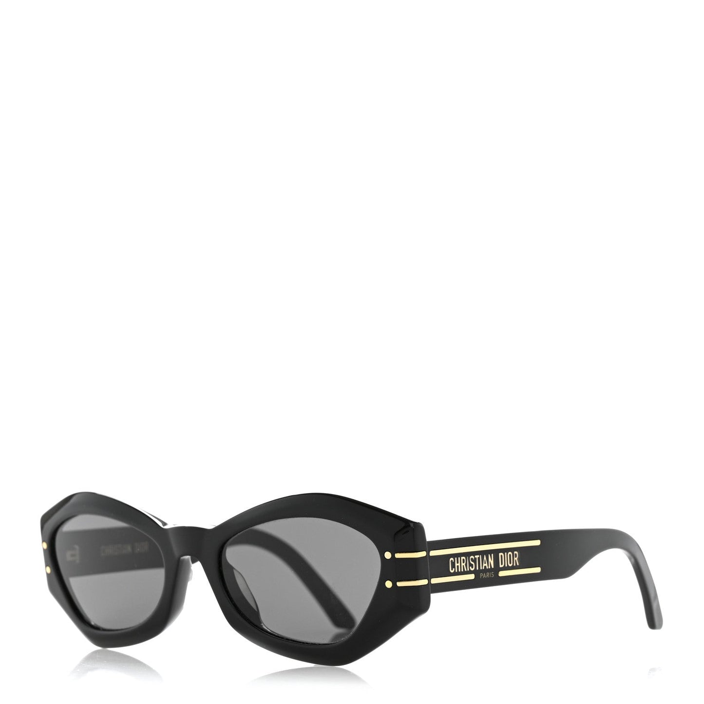 Christian Dior Acetate DiorSignature B1U Butterfly Sunglasses Black