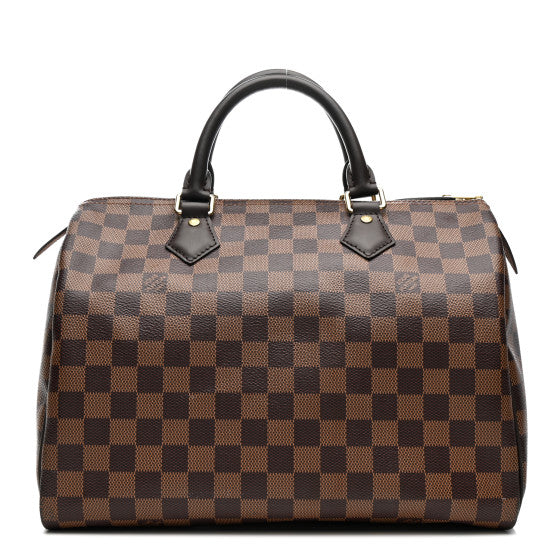 Louis Vuitton Damier Ebene Speedy 30 Brown
