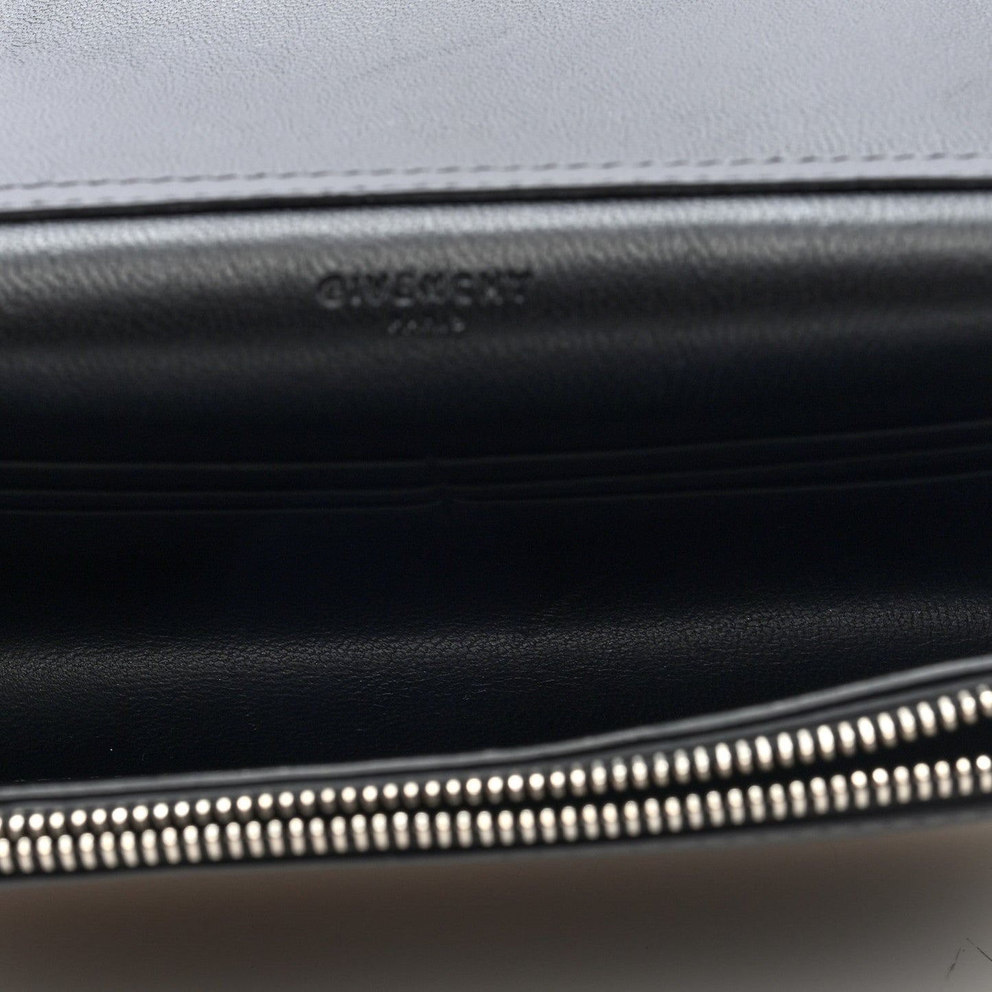 Givenchy Calfskin Star Pandora Chain Wallet Black