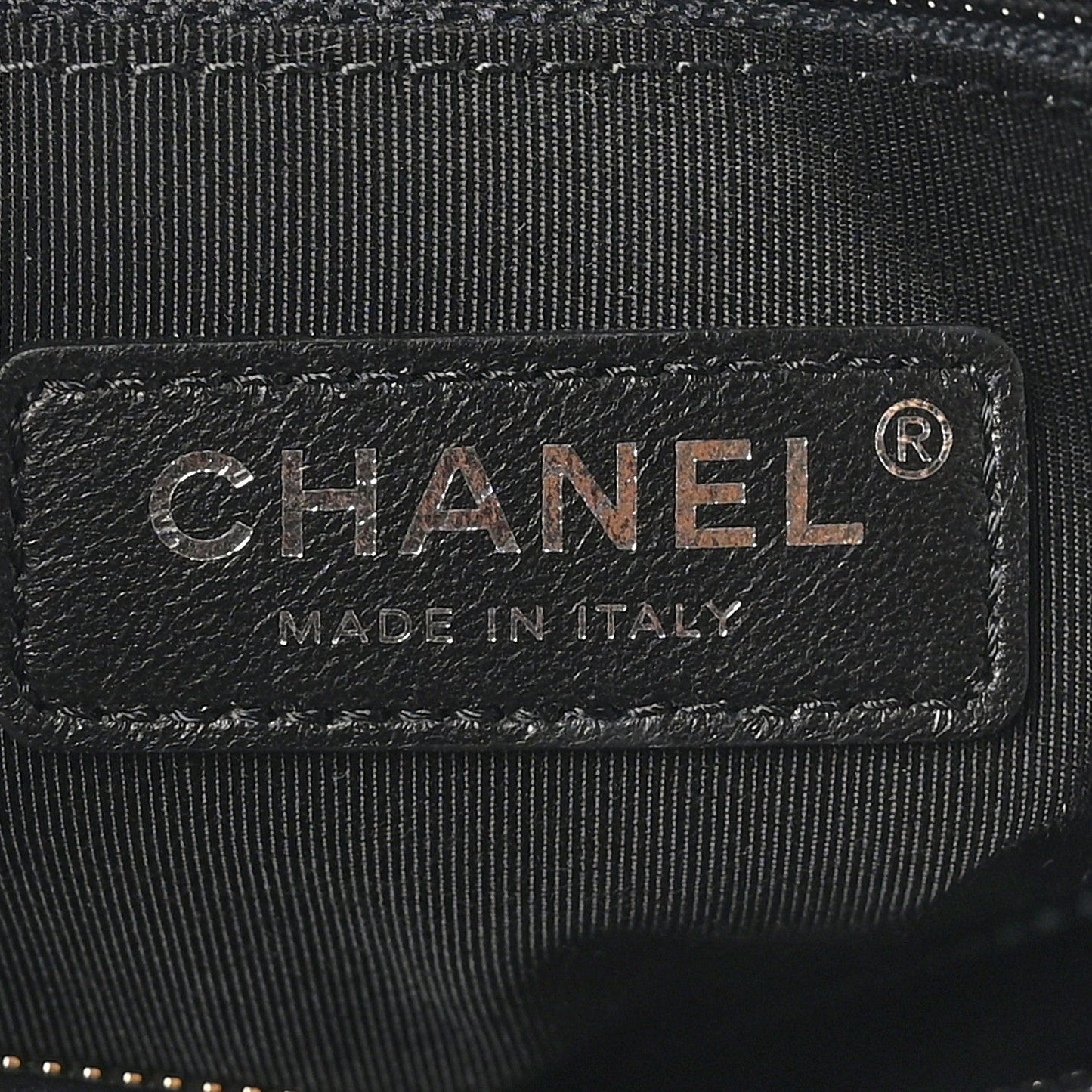 Chanel Iridescent Aged Calfskin Quilted Small Gabrielle Hobo Black