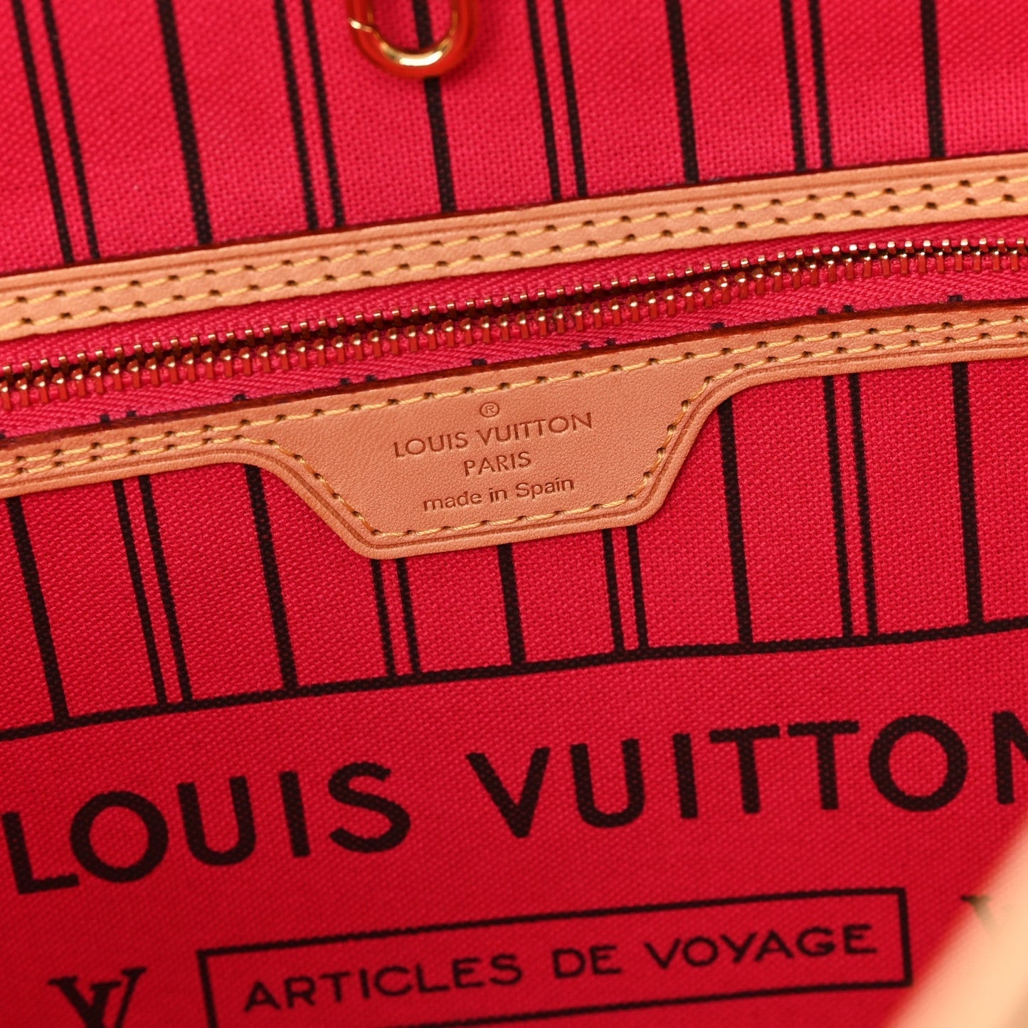 Louis Vuitton Monogram Bay Neverfull MM Rose Ballerine Poppy