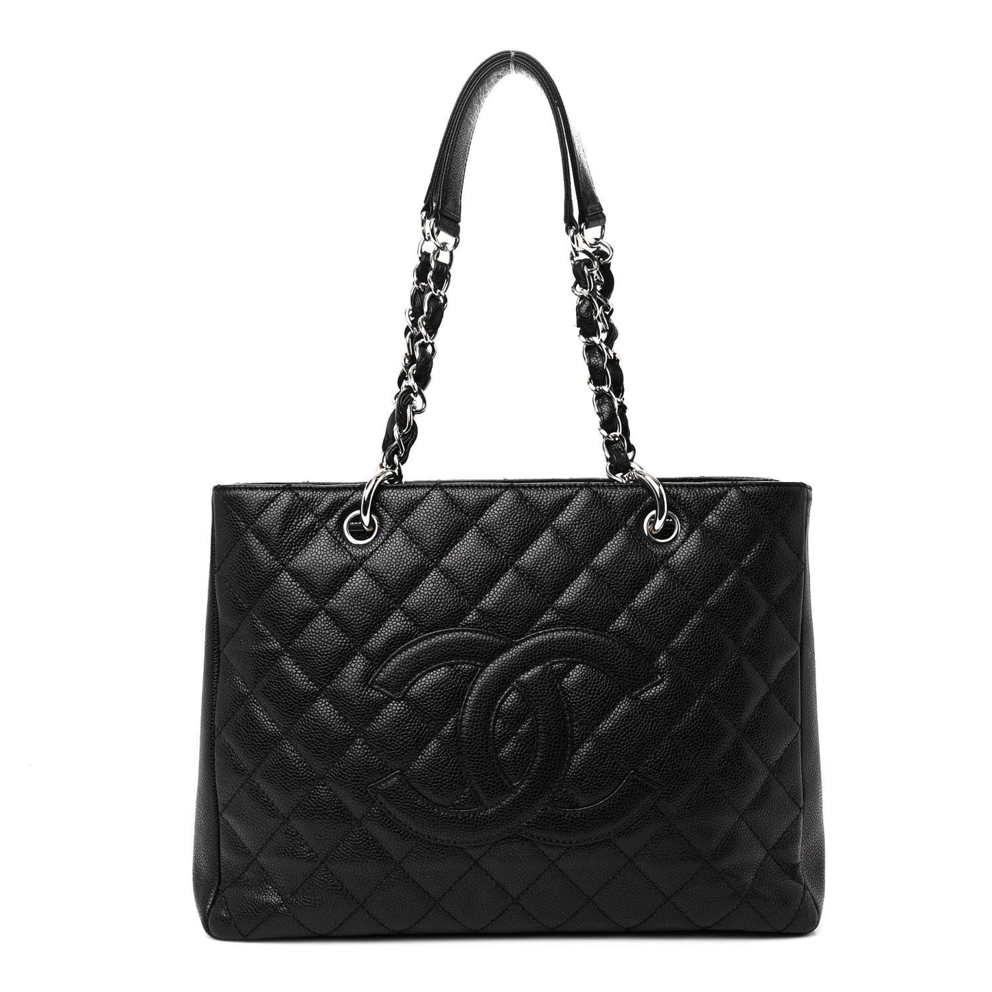 Chanel Caviar Quilted Grand Shopping Tote GST Black