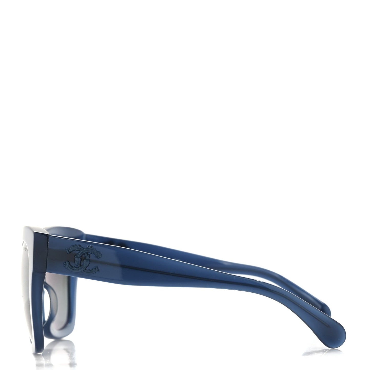 Chanel Acetate Mirror CC Square Fall Sunglasses 5357-A Blue