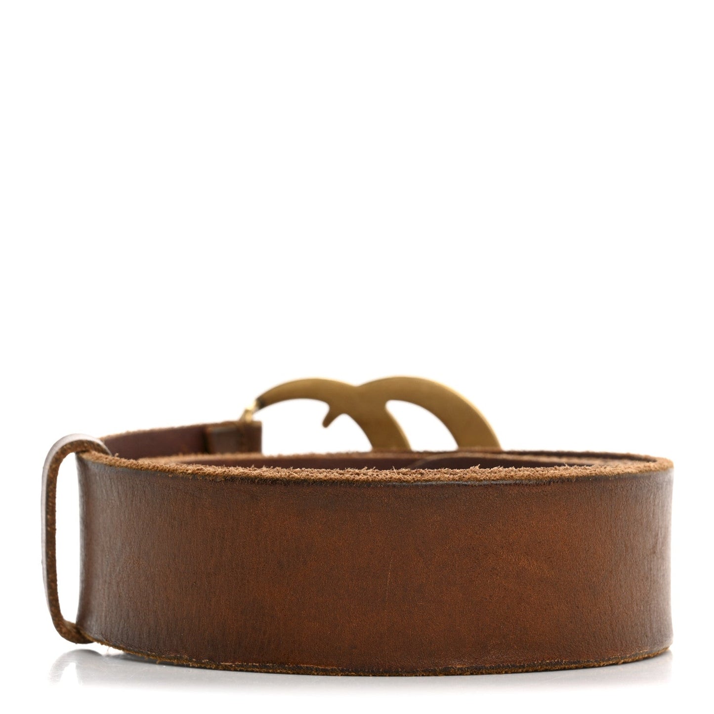 Gucci Faded Calfskin Double G 40mm Belt 90 36 Cuir