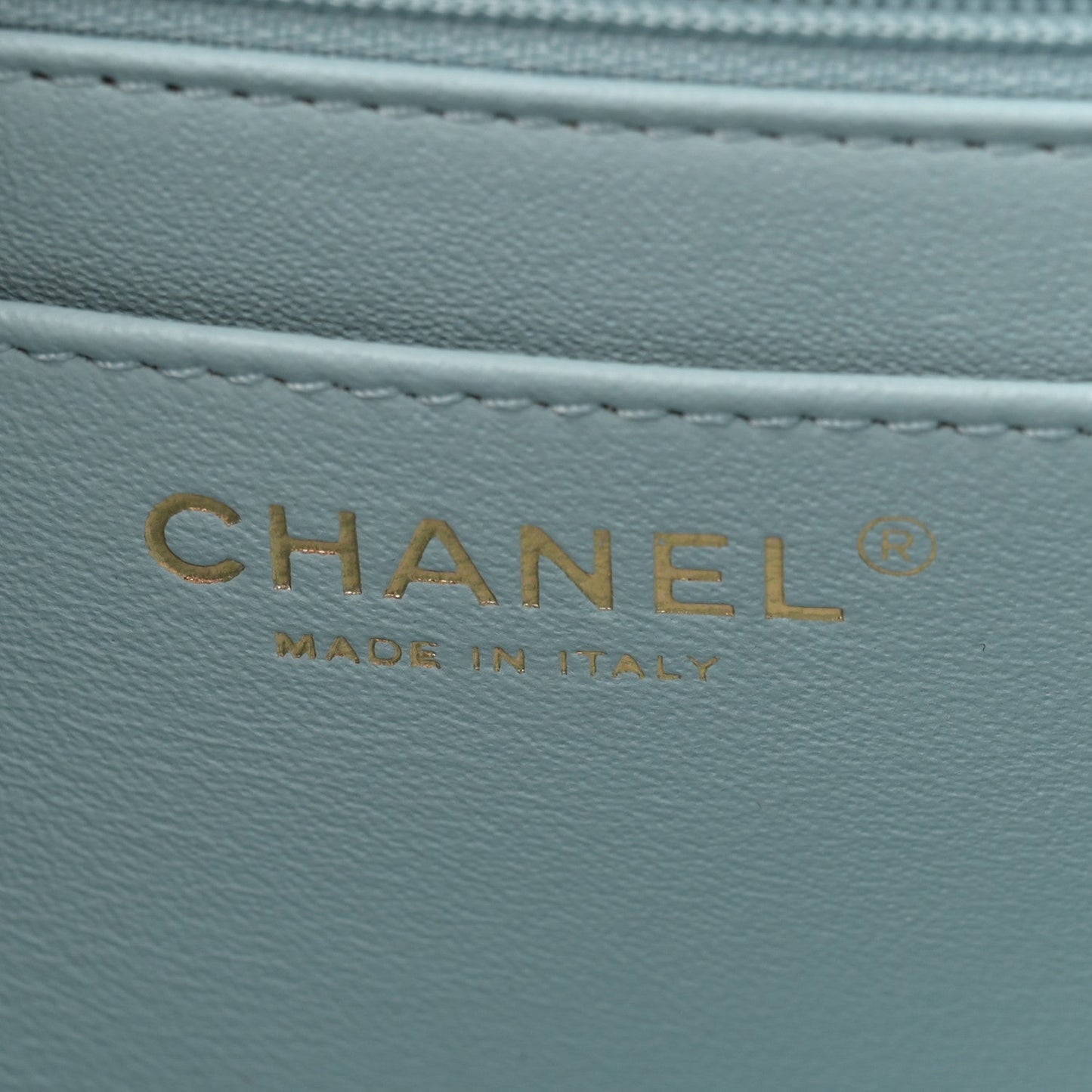 Chanel Aged Calfskin Quilted 2.55 Reissue Mini Flap Light Blue