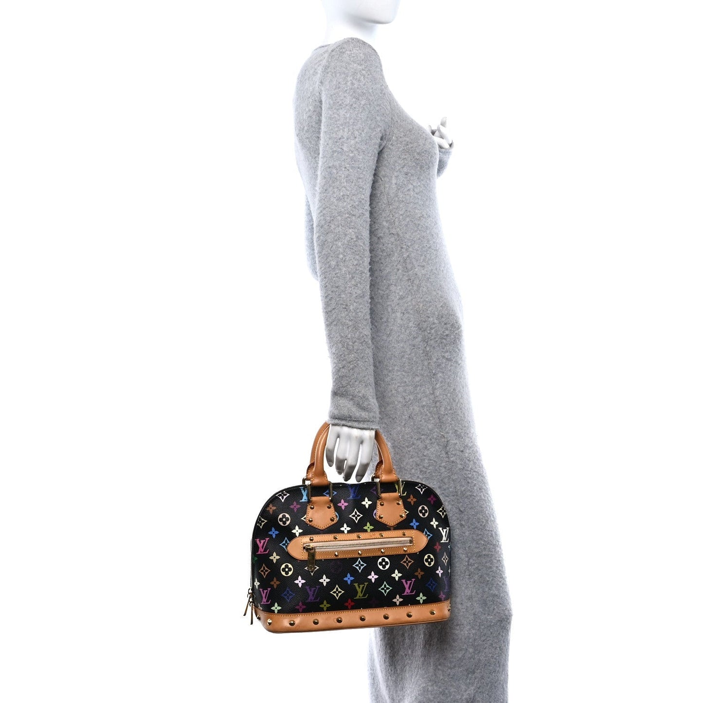 Louis Vuitton Monogram Multicolor Alma Black