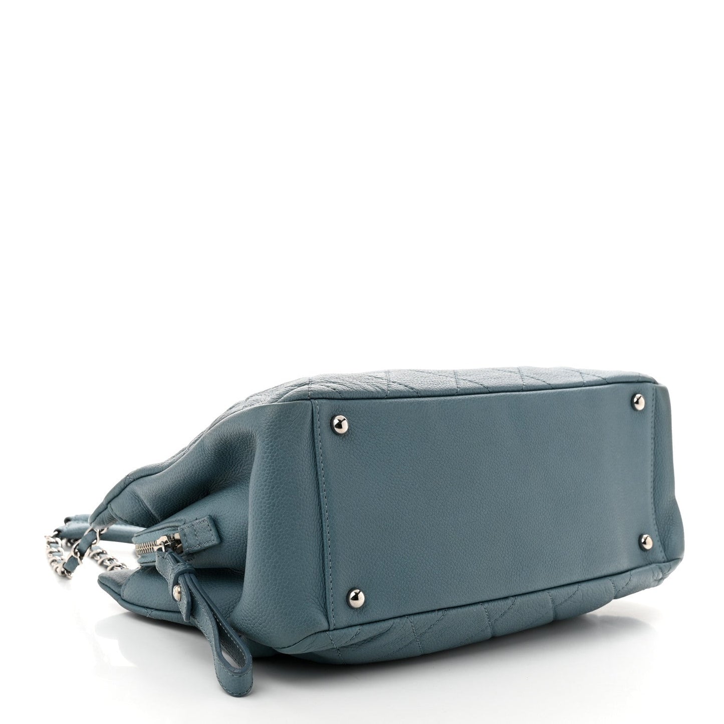 Chanel Caviar Quilted Timeless CC Tote Blue
