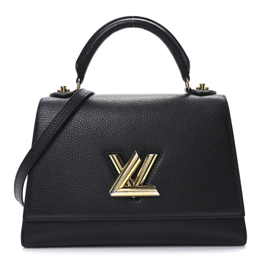 Louis Vuitton Taurillon Twist One Handle MM Black