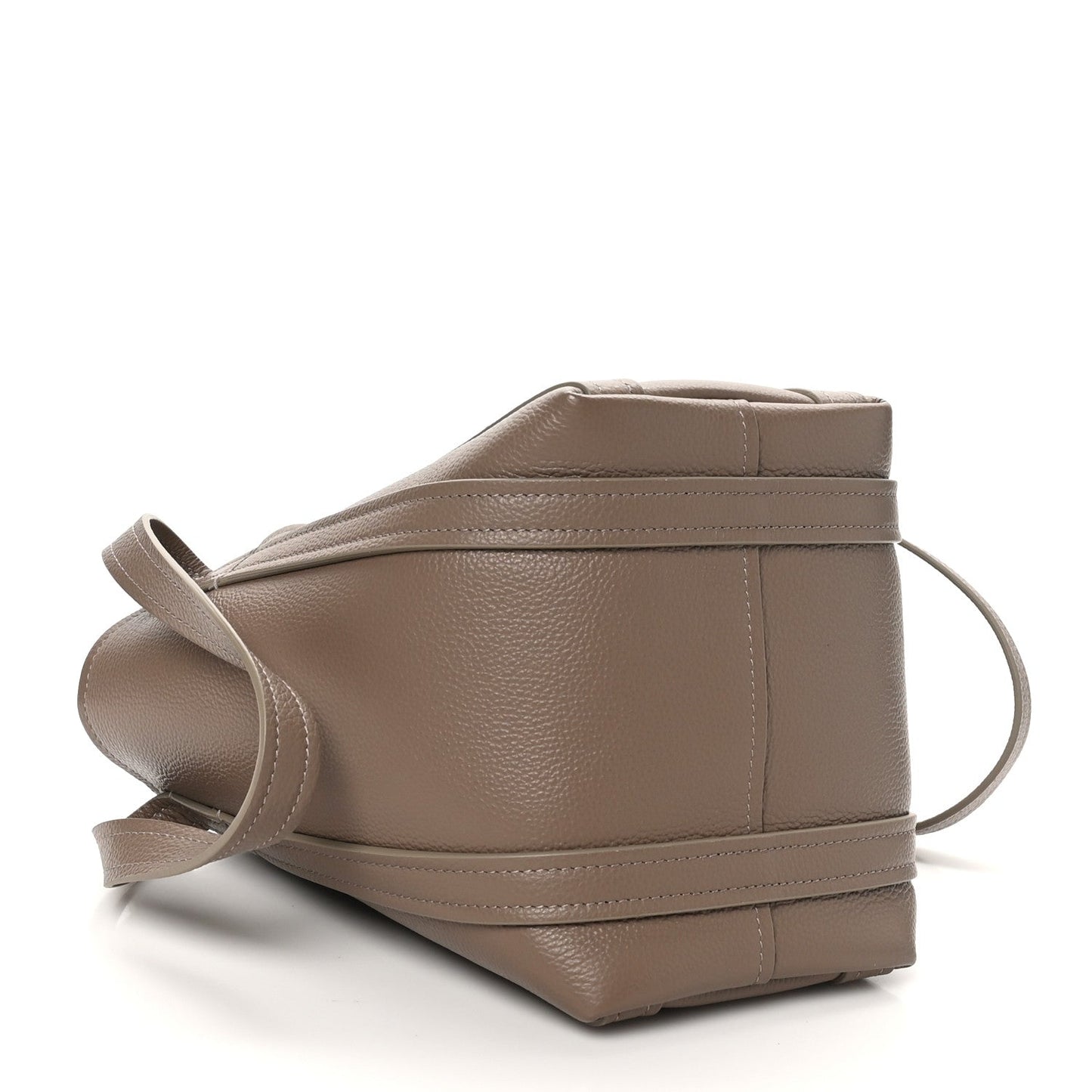 Balenciaga Grained Calfskin XS Everyday North South Shoulder Tote Bag Brown