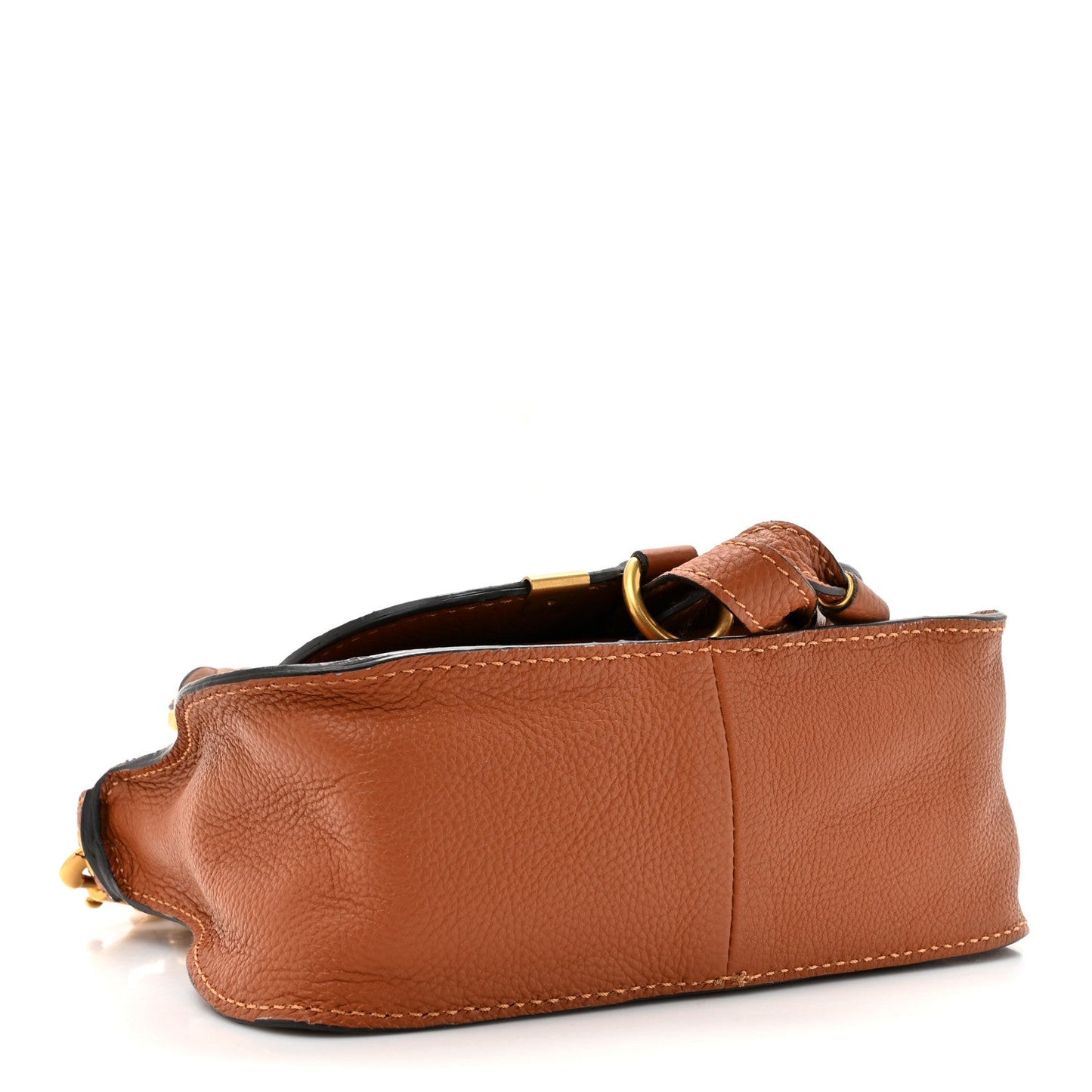 Chloe Calfskin Mini Marcie Satchel Tan