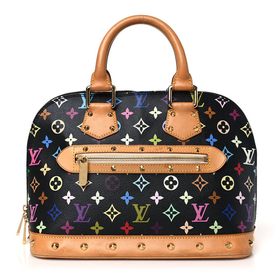Louis Vuitton Monogram Multicolor Alma Black