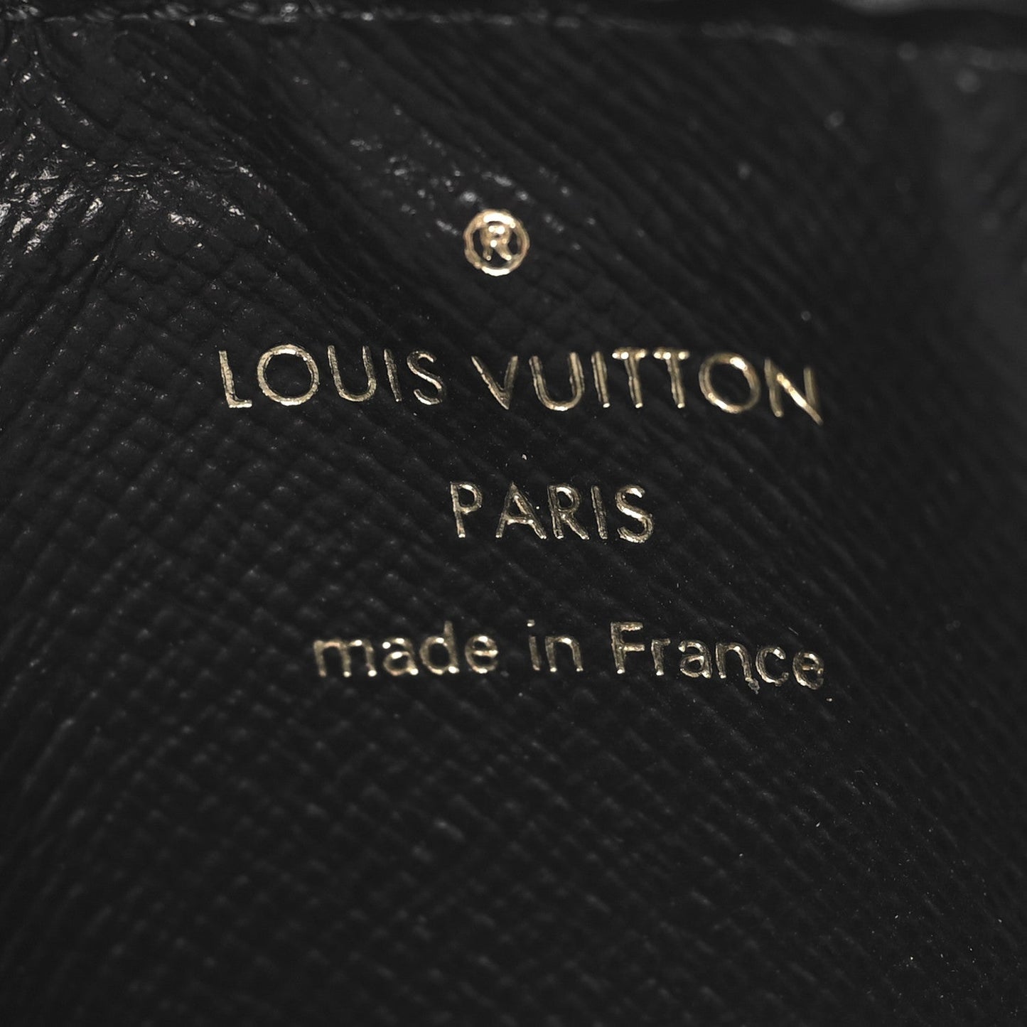 Louis Vuitton Monogram Recto Verso Card Holder Black