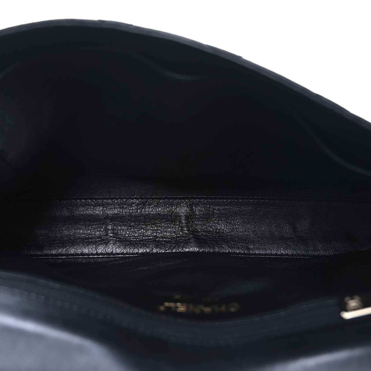 Chanel Lambskin Quilted Clutch Black