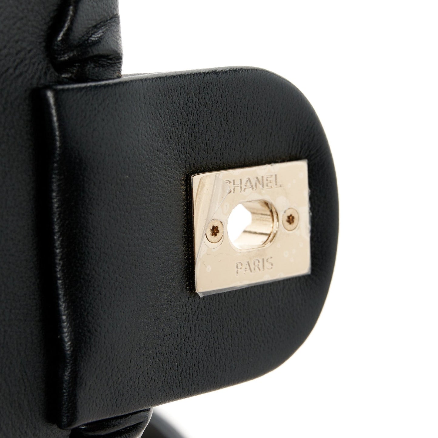 Chanel Tweed Braided Calfskin Mini My Own Frame Flap Grey Black