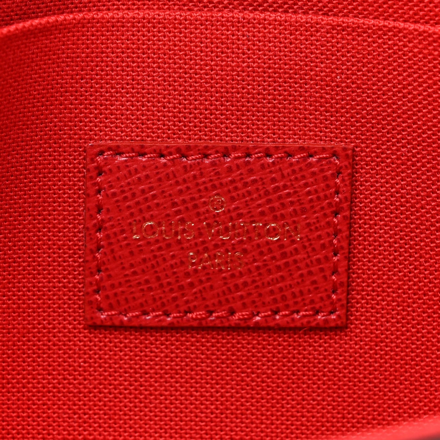 Louis Vuitton Damier Ebene Pochette Felicie Chain Wallet