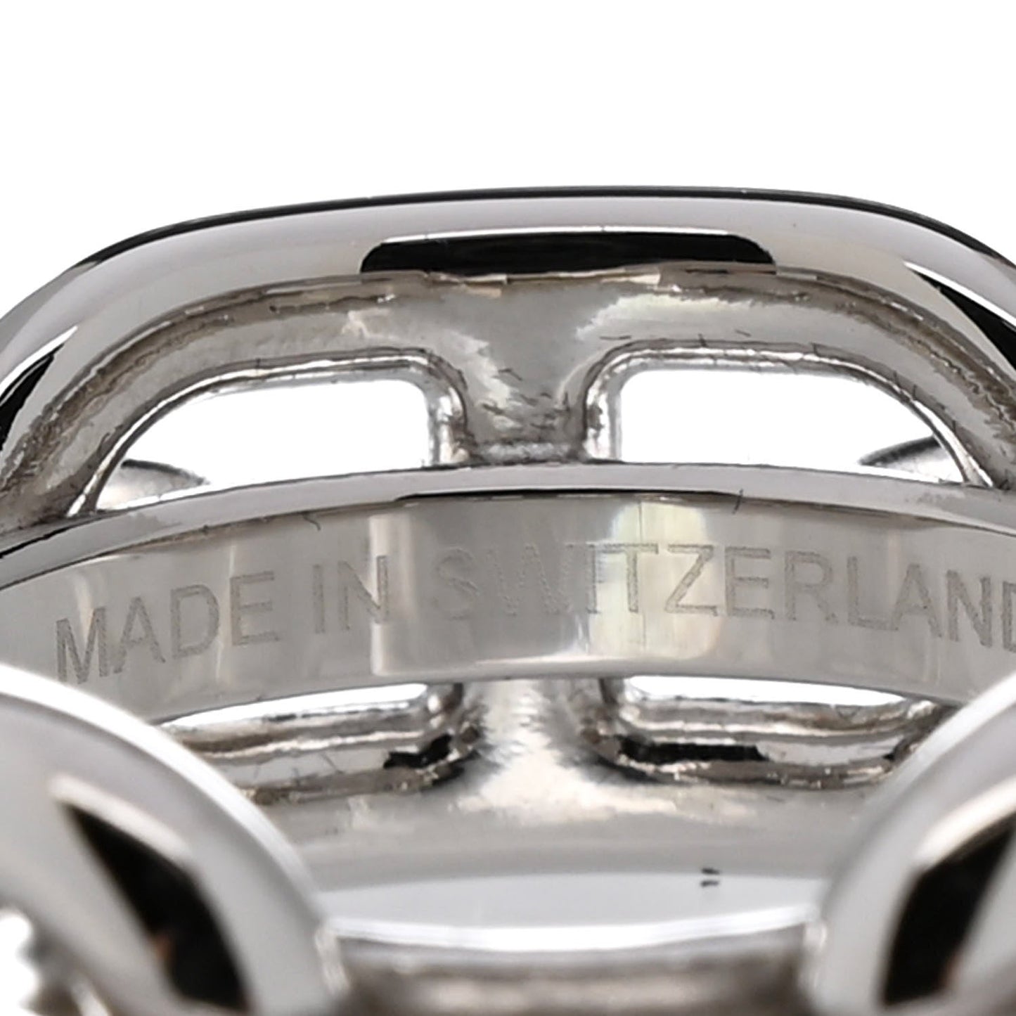 Hermes Palladium Regate Scarf Ring