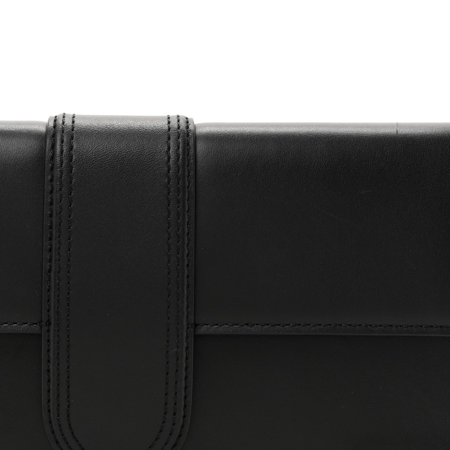 Jacquemus Smooth Calfskin Le Grand Bambino Long Black
