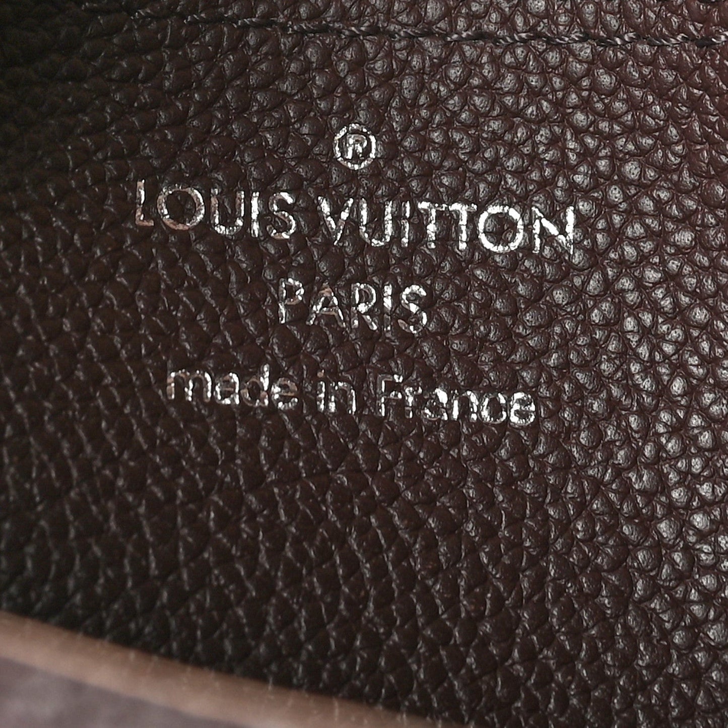 Louis Vuitton Mahina Carmel Hobo Chocolate