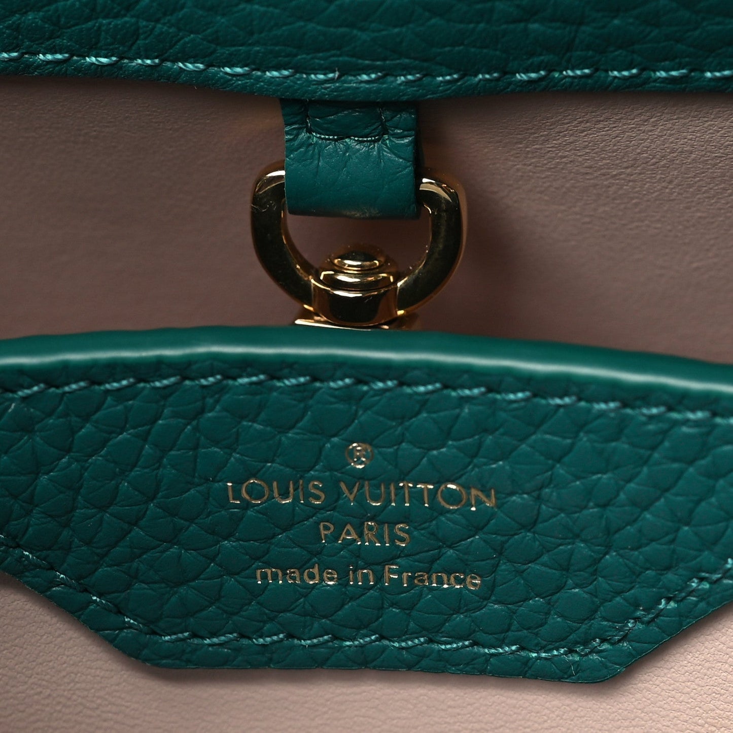 Louis Vuitton Taurillon Capucines BB Emerald