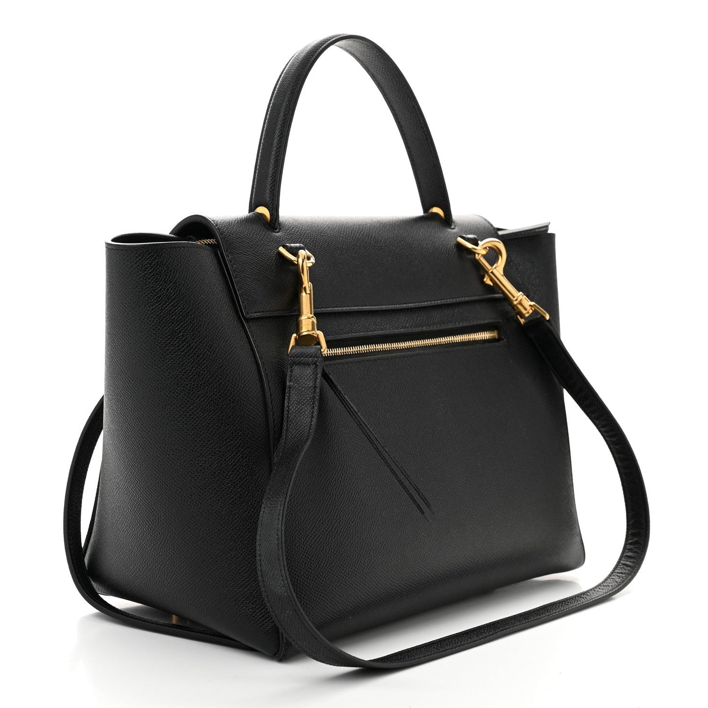 Celine Grained Calfskin Mini Belt Bag Black