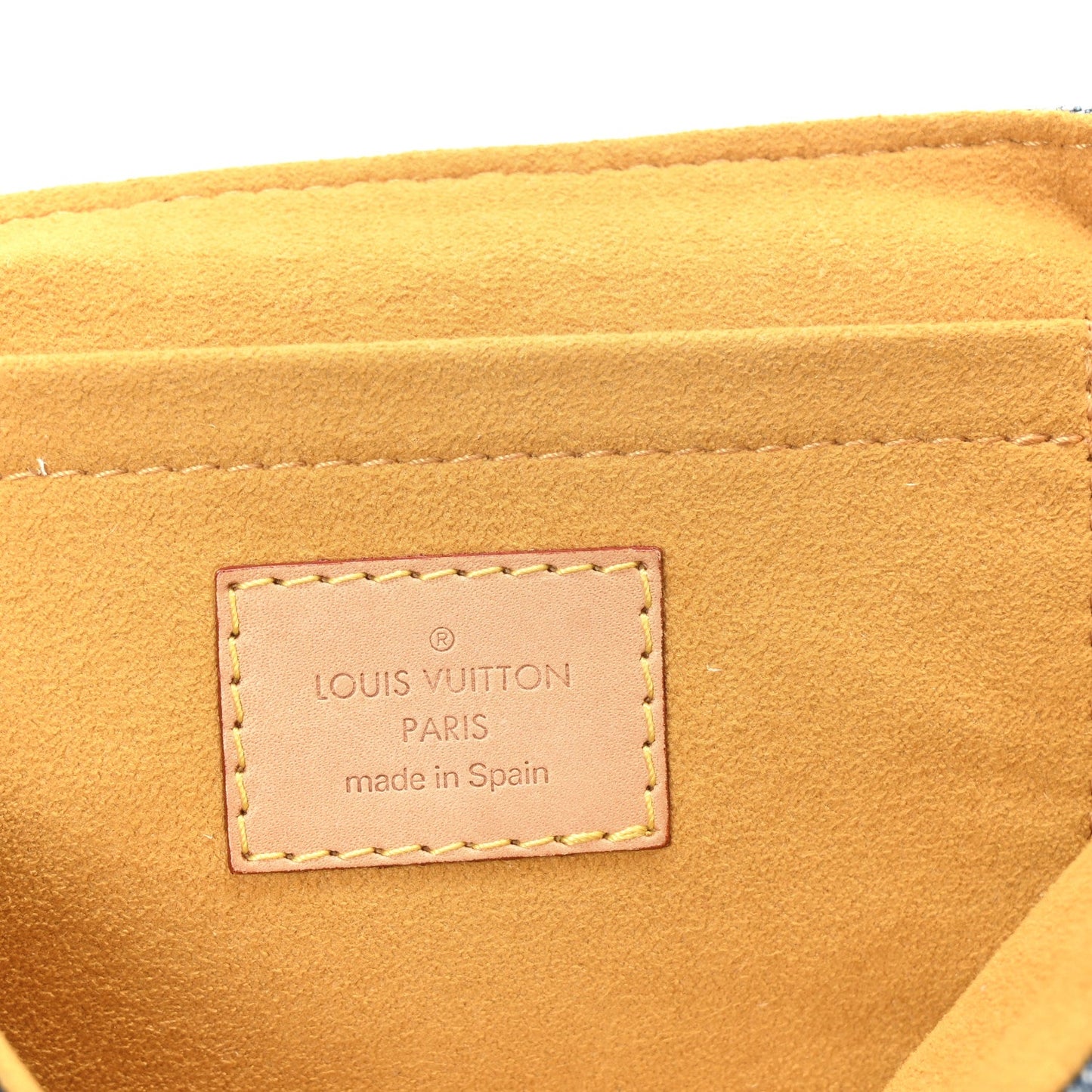 Louis Vuitton Monogram Denim Mini Pleaty Blue