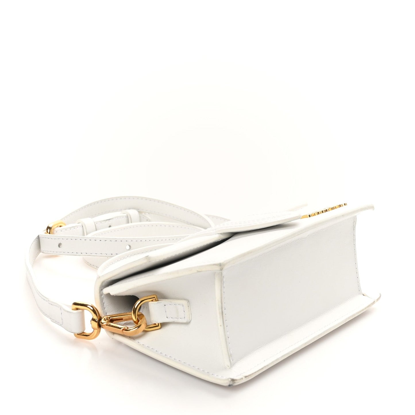 Jacquemus Smooth Calfskin Le Bambino White