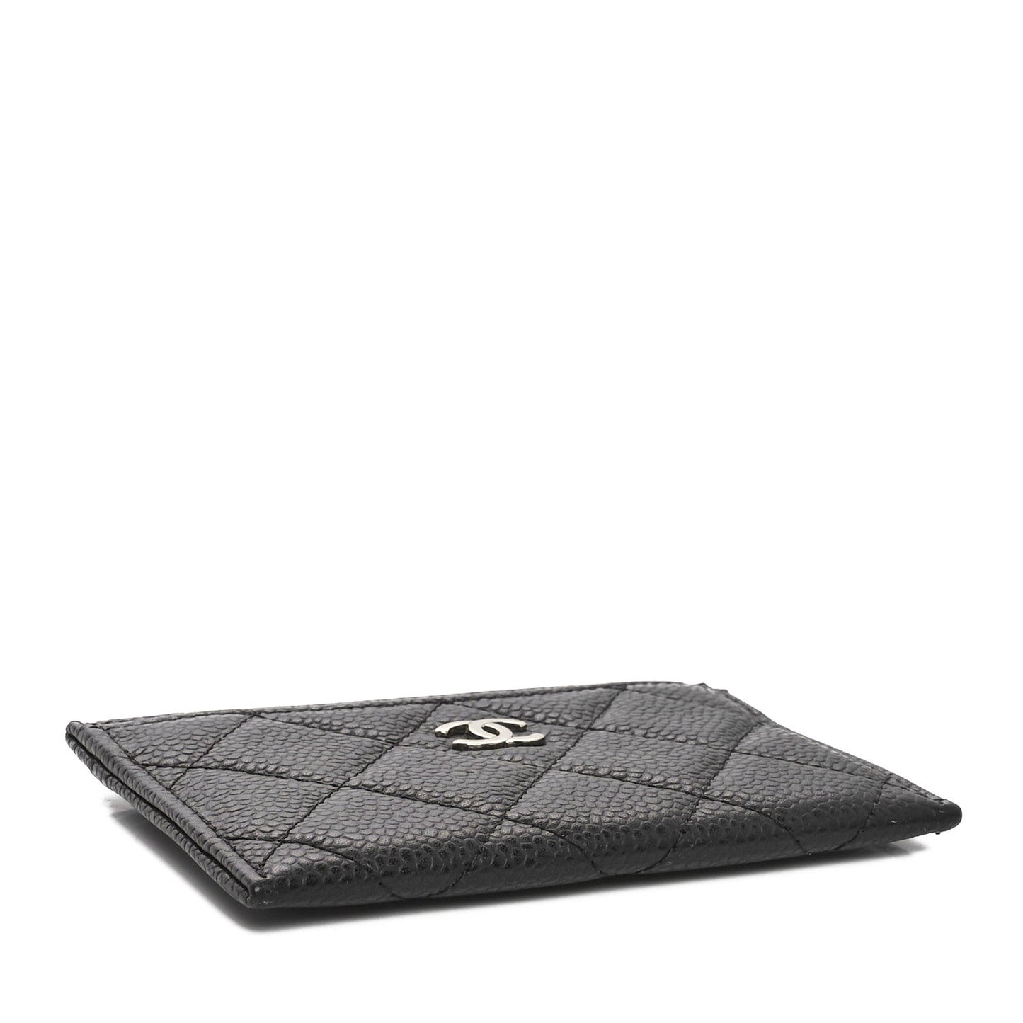 Chanel Caviar Quilted Card Holder Black