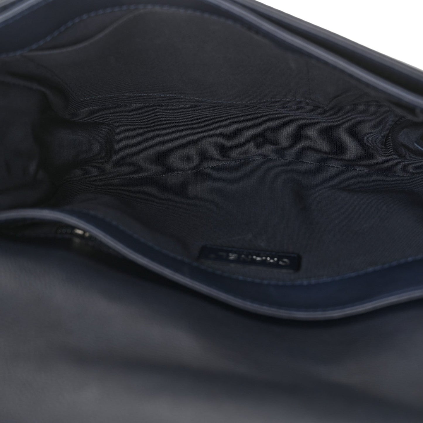Chanel Calfskin New Medium Boy Reverso Flap Navy