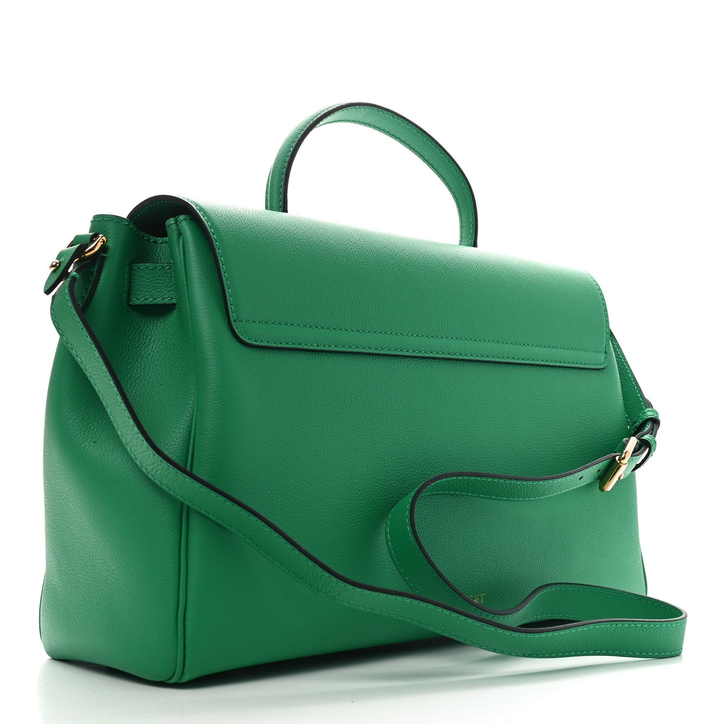 Versace Calfskin Large La Medusa Bag Green