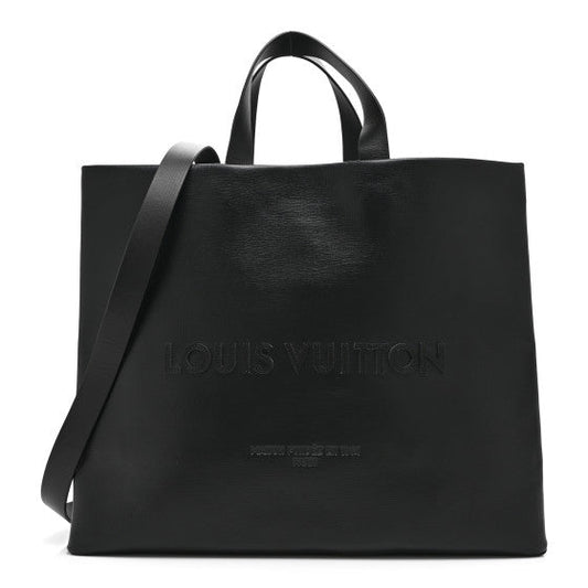 Gucci Calfskin Shopper Tote MM Black