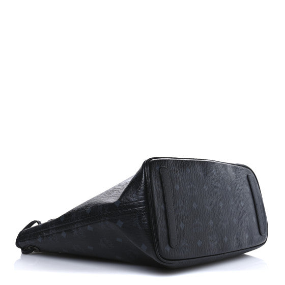 MCM MCM Visetos Medium Liz Reversible Shopper Tote Black