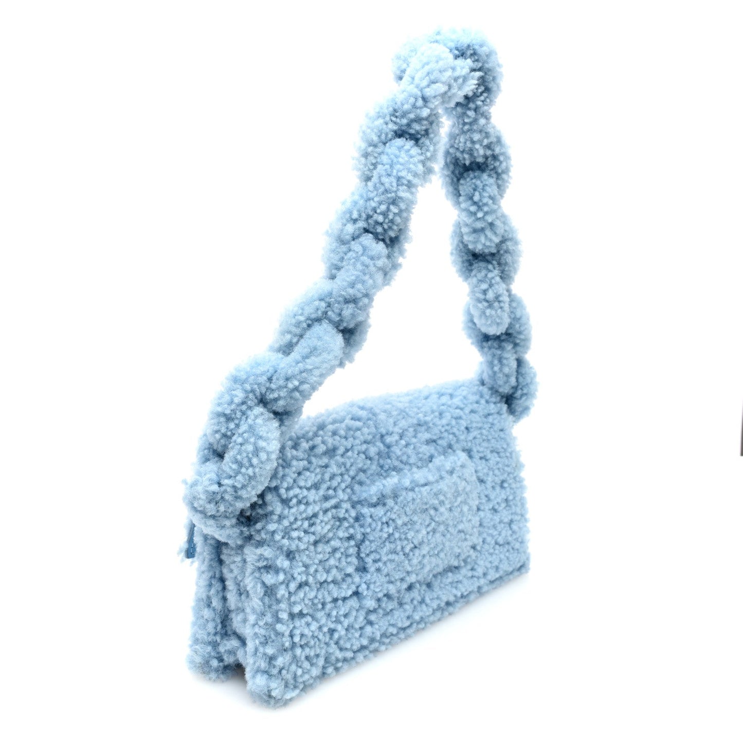 Jacquemus Shearling Le Bambidou Light Blue