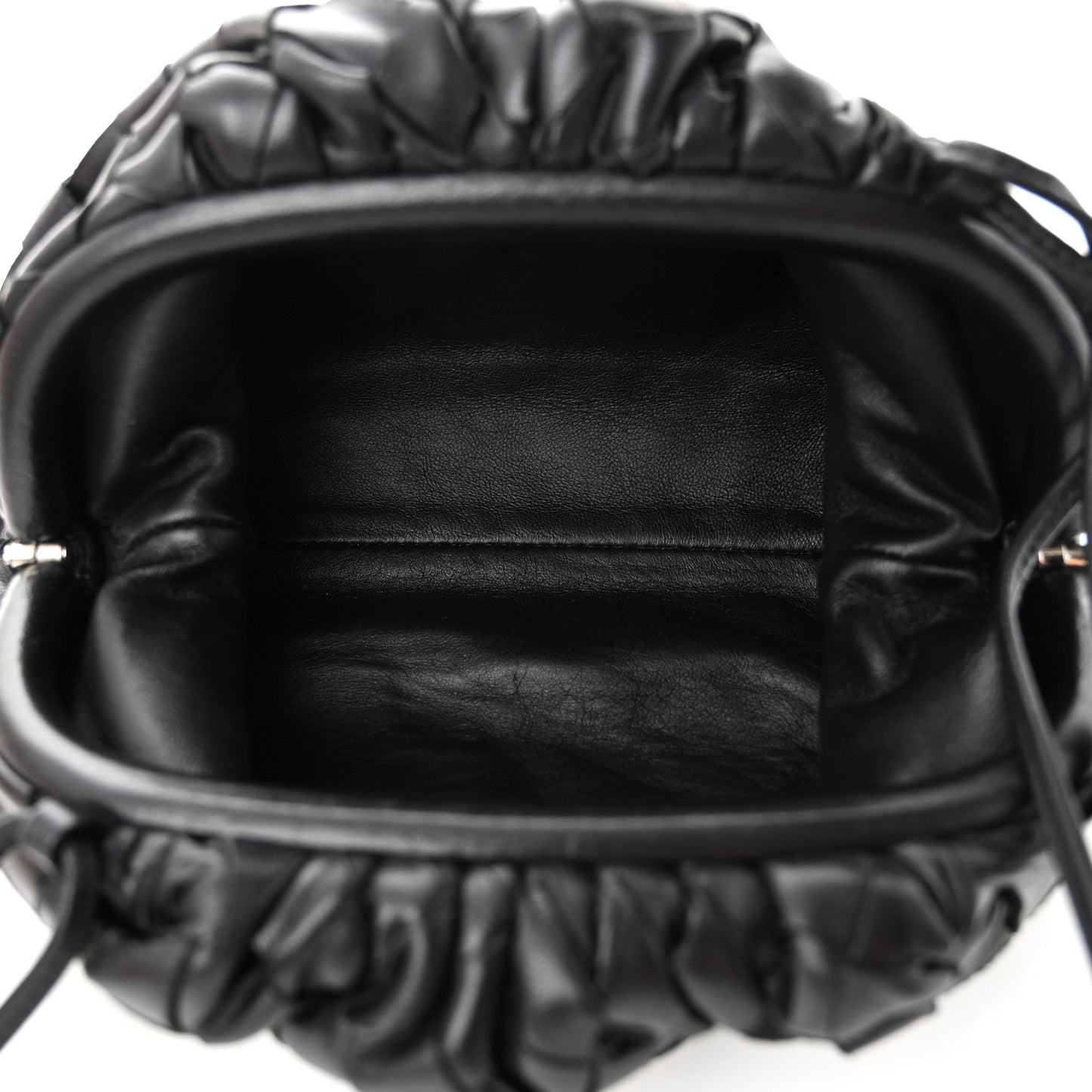 Bottega Veneta Nappa Intrecciato The Mini Pouch Black