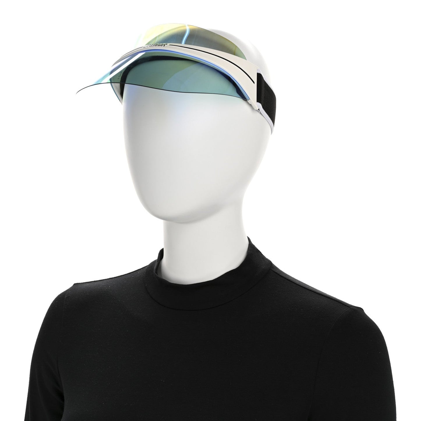 Christian Dior Mirrored DiorClub1 Sun Visor Blue
