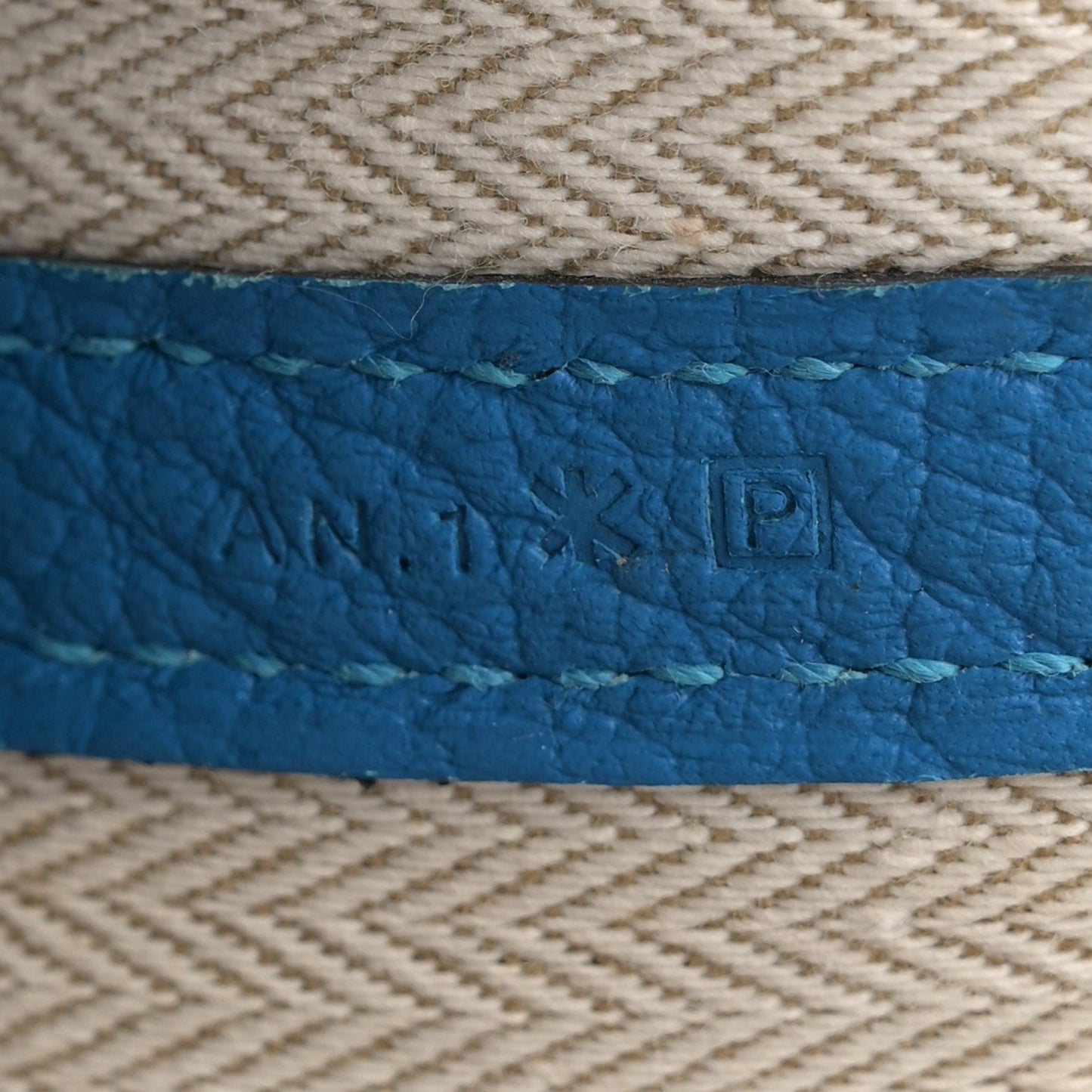 Hermes Negonda Garden Party Tote 36 MM Bleu Hydra