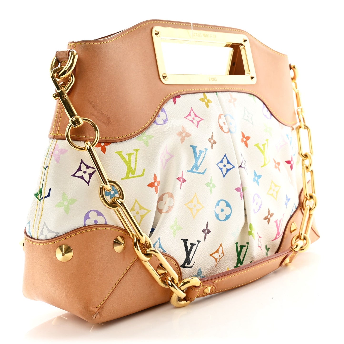 Louis Vuitton Monogram Judy MM White