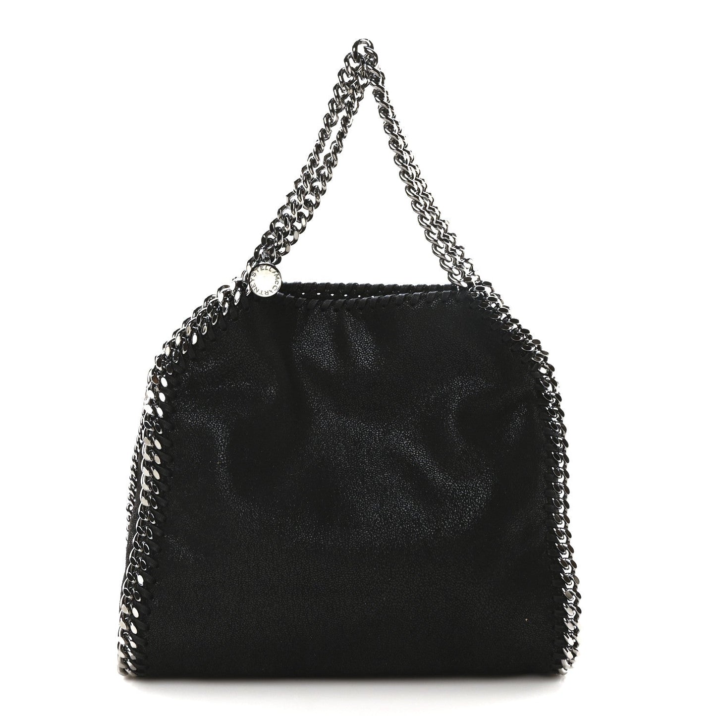 Stella McCartney Shaggy Deer Mini Falabella Tote Black