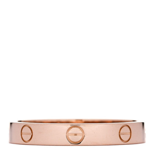 Cartier 18K Pink Gold 3.5mm LOVE Wedding Band Ring 64 10.75