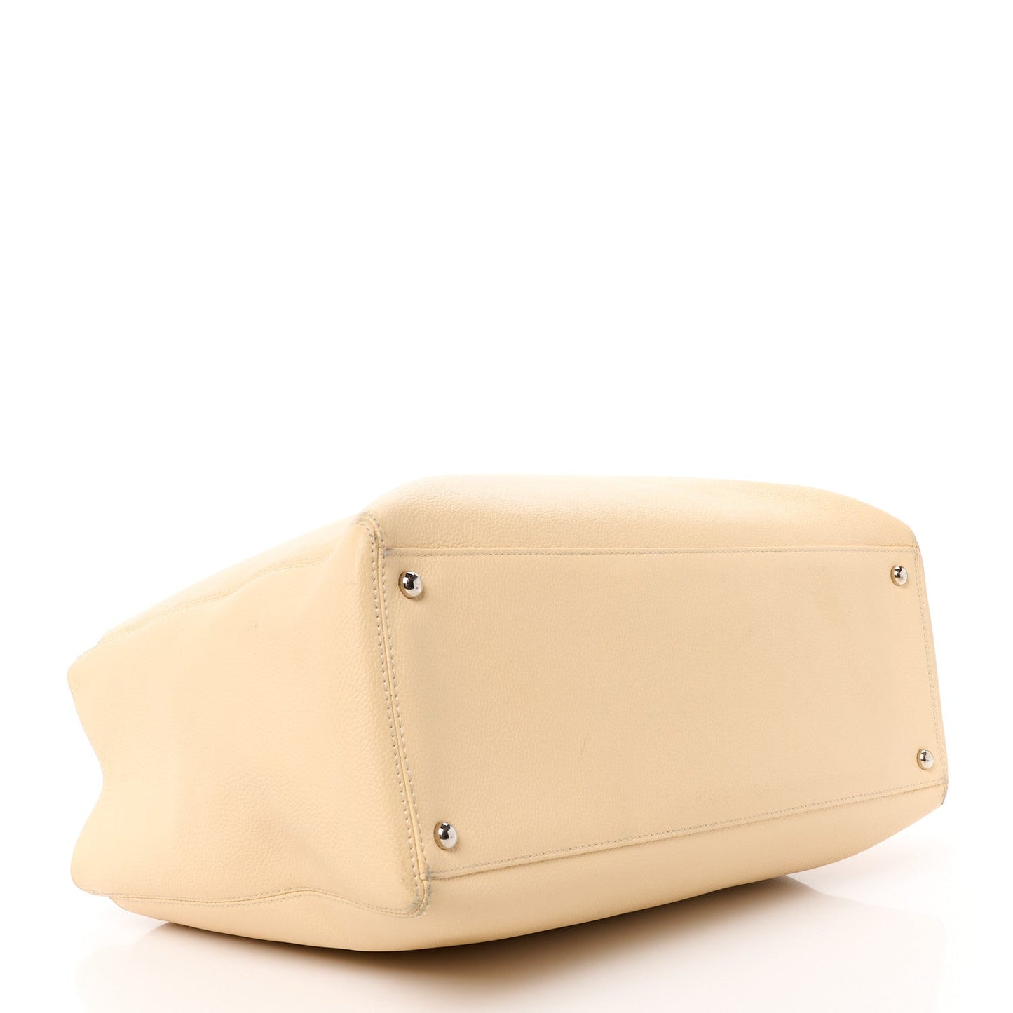Chanel Calfskin Cerf Executive Shopper Tote Beige Clair